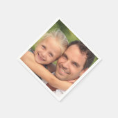 Serviette En Papier Photographie personnalisée (Coin)