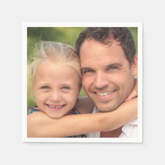 Serviette En Papier Photographie personnalisée (Devant)