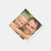 Serviette En Papier Photographie personnalisée (Coin)