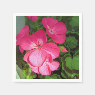 Serviette En Papier Photographie rose florale