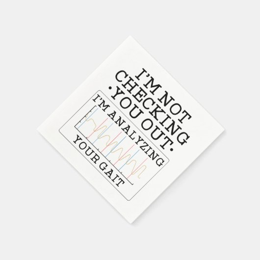 Serviette En Papier Physiothérapeute Ne Vous Vérifie Pas Drôle (Coin)