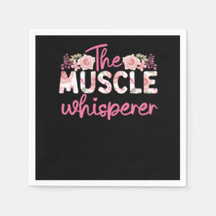 Serviette En Papier Physothérapeute Le Rose Muscle Whisperer