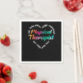 Serviette En Papier Physothérapeute physiothérapeute Coeur Mot C (En situation)