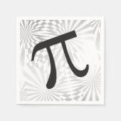 Serviette En Papier Pi Day Rétro Symbole Pi Papier Papier (Devant)
