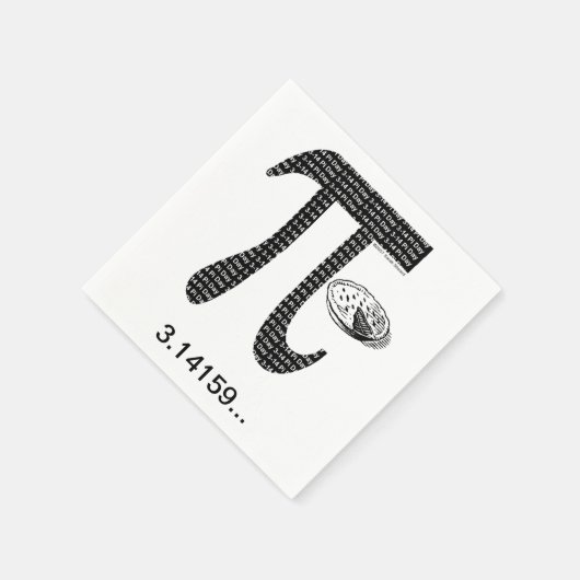 Serviette En Papier Pi One Pie (Coin)