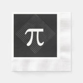 Serviette En Papier Pi Symbole Pi Papier Jour Pi (Devant)