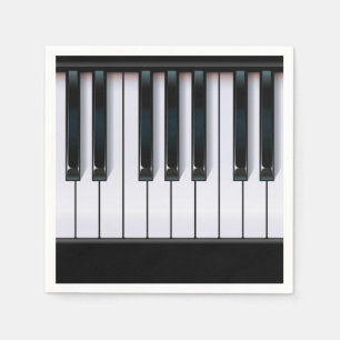 Serviette En Papier Piano