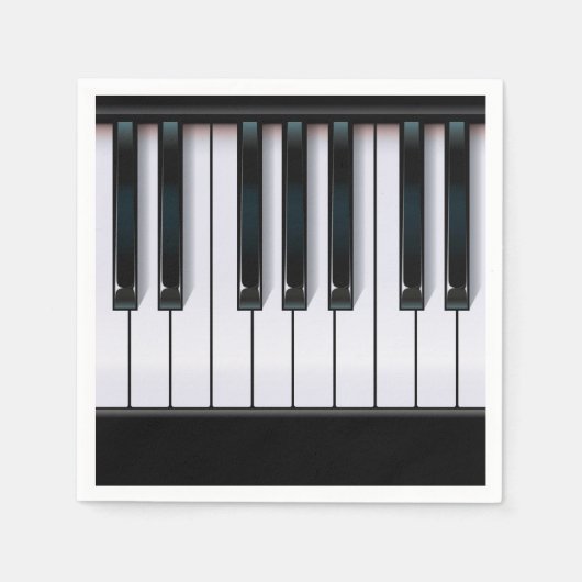 Serviette En Papier Piano (Devant)