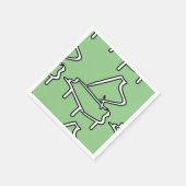 Serviette En Papier Piano (Coin)