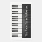 Serviette En Papier Piano Clavier Design Serviettes clients serviettes (Devant)