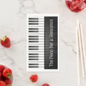 Serviette En Papier Piano Clavier Design Serviettes clients serviettes (En situation)
