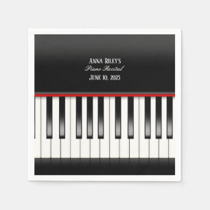 Serviette En Papier Piano Considérant Clavier de réception
