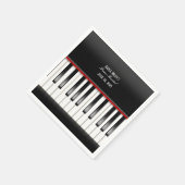 Serviette En Papier Piano Considérant Clavier de réception (Coin)
