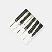 Serviette En Papier Piano Keys napkin (Coin)