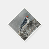 Serviette En Papier Pic Downy en neige - Photo originale (Coin)