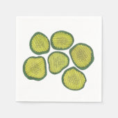 Serviette En Papier Picket Chips Sweet Picks Alimentation Kasher Dill  (Devant)