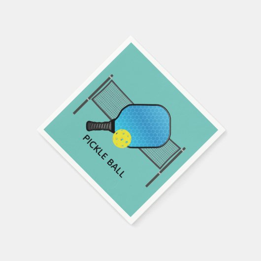 Serviette En Papier Pickle Ball Pickle Ball Design Papier (Coin)