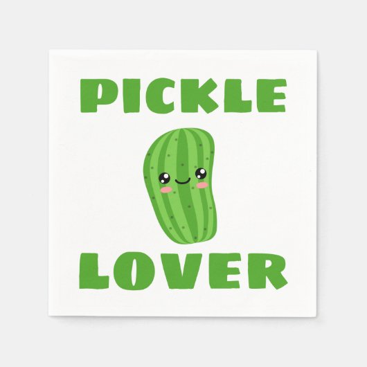 Serviette En Papier Pickle Lover (Devant)