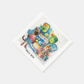 Serviette En Papier Pickleball Anniversaire Fête thème (Coin)