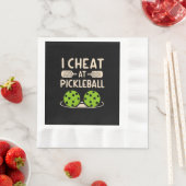 Serviette En Papier Pickleball Drôle (En situation)