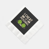 Serviette En Papier Pickleball Drôle (Coin)