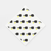 Serviette En Papier Pickleball paddles & balls (Coin)