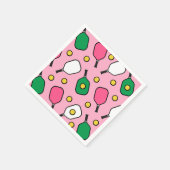 Serviette En Papier Pickleball Party (Coin)