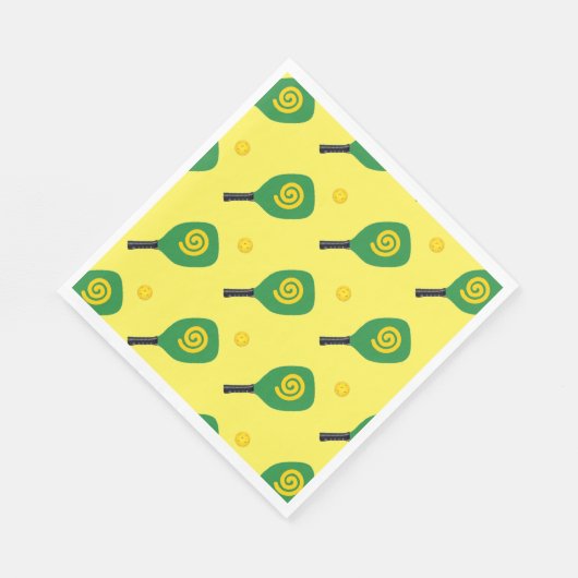 Serviette En Papier Pickleball Party (Coin)