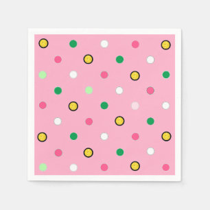 Serviette En Papier Pickleball Party