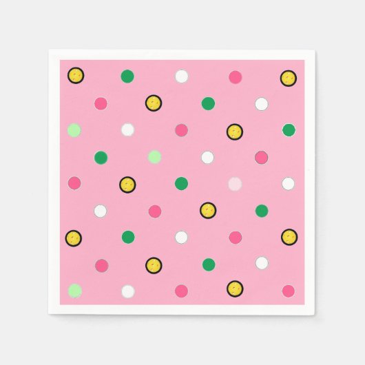 Serviette En Papier Pickleball Party (Devant)