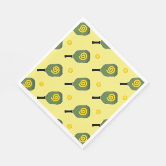 Serviette En Papier Pickleball Party (Coin)