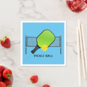 Serviette En Papier Pickleball Pickleball Design Papier serviettes (En situation)