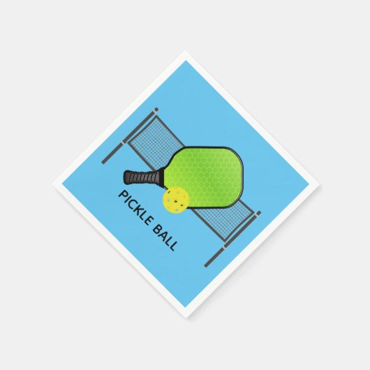 Serviette En Papier Pickleball Pickleball Design Papier serviettes (Coin)