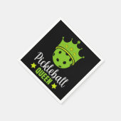 Serviette En Papier Pickleball Queen Funny Pickball Ball Queen (Coin)