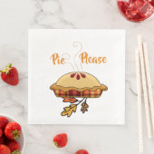 Serviette En Papier Pie S'Il Vous Plaît | Tarte Apple (En situation)