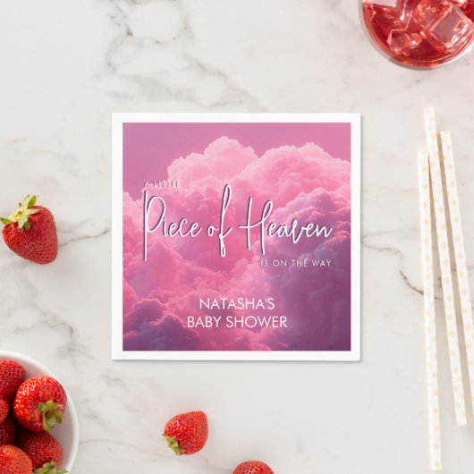 Serviette En Papier Piece of Heaven est en chemin Dreamy Magical (En situation)