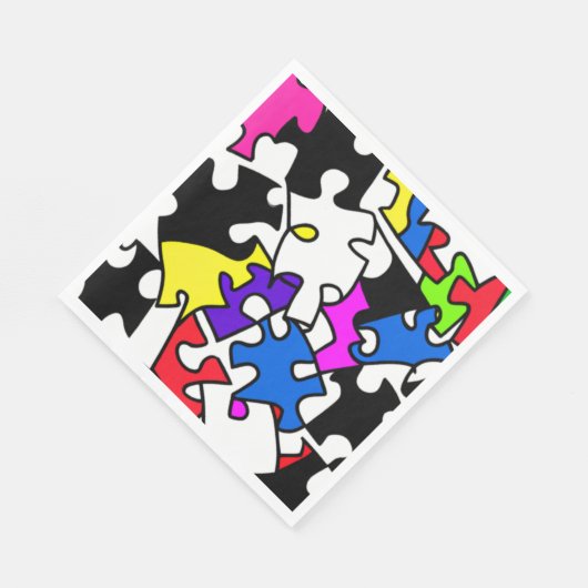 Serviette En Papier Pièces de puzzle (Coin)