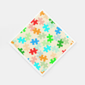 Serviette En Papier Pièces de puzzle Papier Naples (Coin)