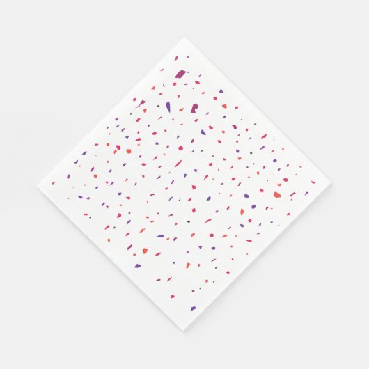 Serviette En Papier Pièces Terrazzo amusantes (Coin)