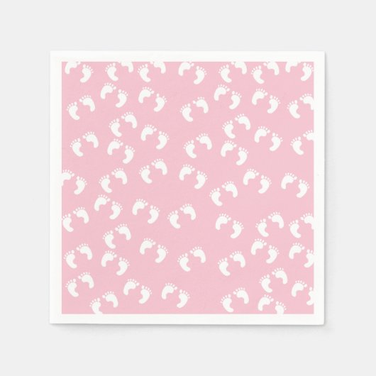 Serviette En Papier Pieds bébé (Devant)