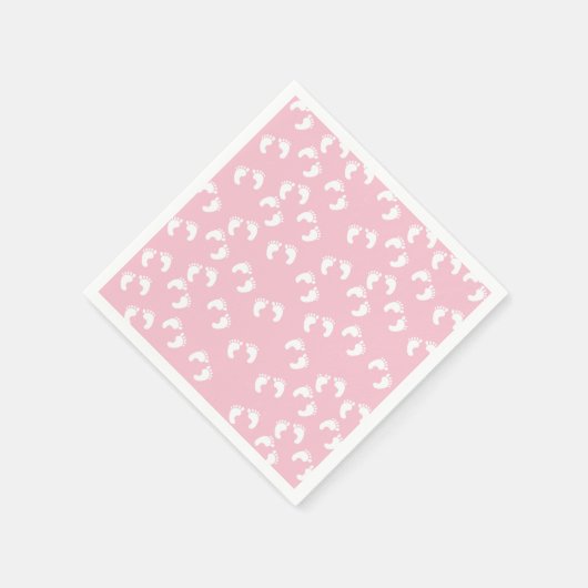 Serviette En Papier Pieds bébé (Coin)