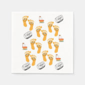 Serviette En Papier Pieds de savon serviette (Devant)
