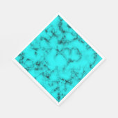 Serviette En Papier Pierre à bijou bleu turquoise - Sud du Texas (Coin)
