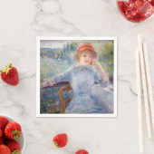 Serviette En Papier Pierre Auguste Renoir - Alphonsine Fournaise (En situation)