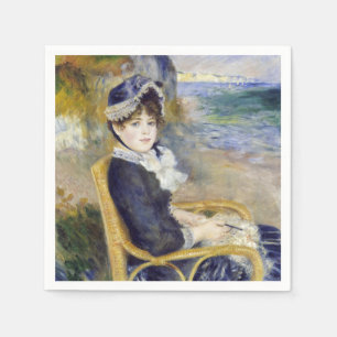 Serviette En Papier Pierre-Auguste Renoir - Au bord de la mer