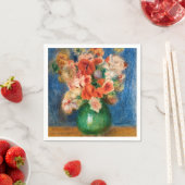 Serviette En Papier Pierre-Auguste Renoir - Bouquet (En situation)