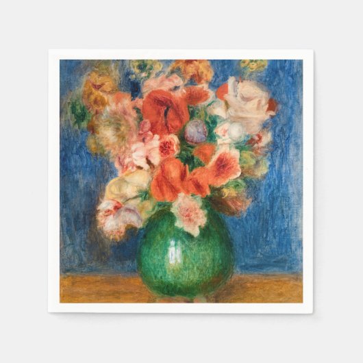 Serviette En Papier Pierre-Auguste Renoir - Bouquet (Devant)