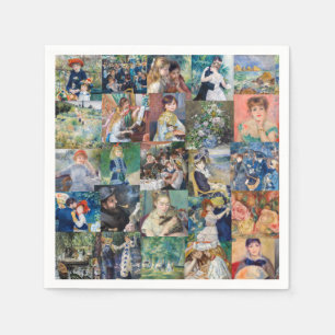 Serviette En Papier Pierre-Auguste Renoir - Chefs-d'oeuvre