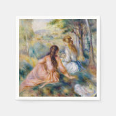 Serviette En Papier Pierre-Auguste Renoir - Dans le pré (Devant)