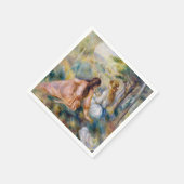 Serviette En Papier Pierre-Auguste Renoir - Dans le pré (Coin)
